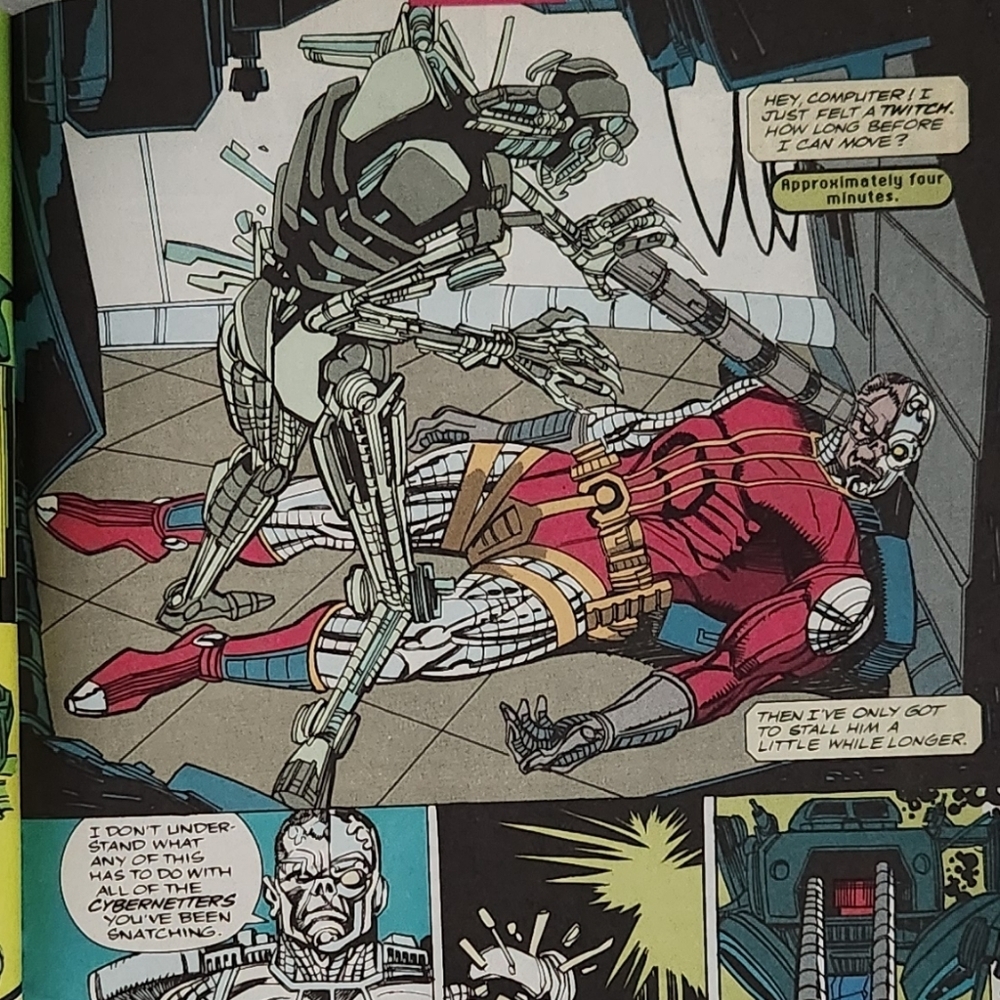 Vintage Marvel Comics Deathlok #4 (Oct 1991) Brain Drain! Part 3/4 Denys Cowan - Picture 11 of 13